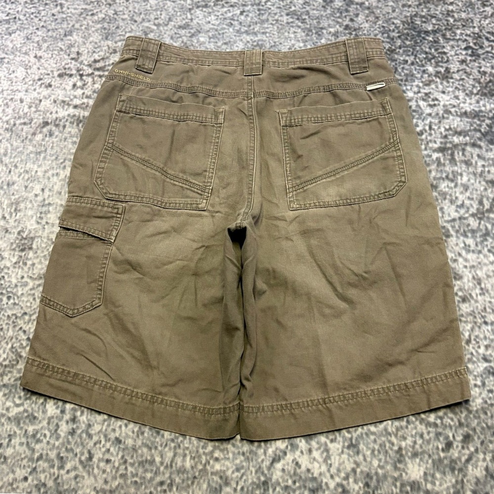 Columbia Cargo Shorts Mens 32 Brown Utility Hiking Outdoors Skater